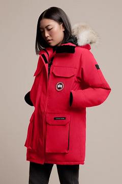 Chamarras Canada Goose Mujer Mexico - Expedition Abrigos Rojos PJ7308951